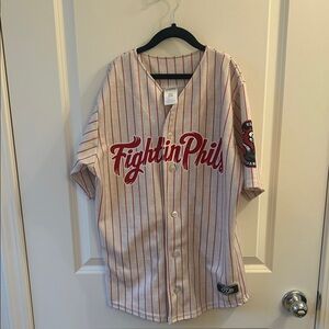 Mickey Moniak #3 Fighting Phils Jersey, size youth large.